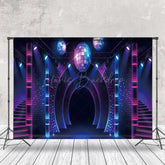 Lofaris Disco Shiny Light Ball Dancing Party Photo Backdrop